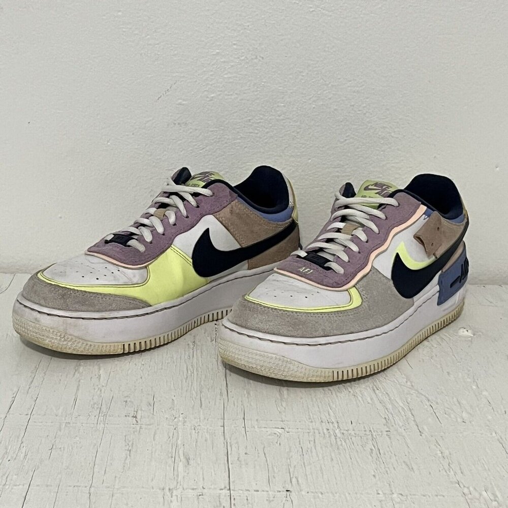 2020 Nike Air Force One  Shadow Photon Dust Crimson Tint Womens Size 8 Sneakers